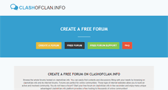 Desktop Screenshot of clashofclan.info