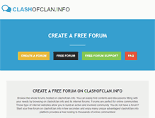 Tablet Screenshot of clashofclan.info